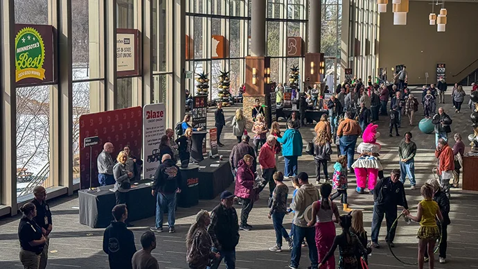 Blaze Hosts Over 3,000 for Annual Meeting & Member Appreciation Day Attendees and Blaze employees at the Blaze Expo
